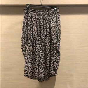 Long sleeved floral off shoulder romper